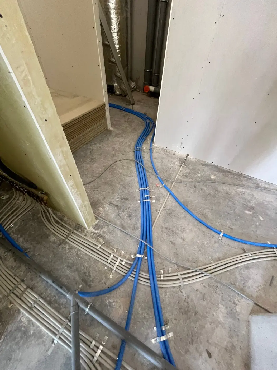 Réseaux en plancher technique
